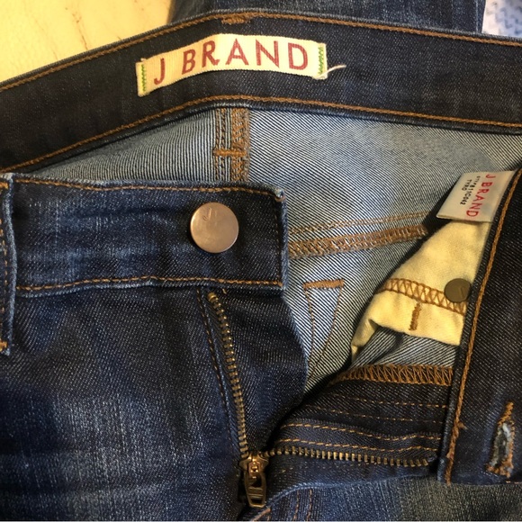 ❤️J Brand Tyro Dark Blue Jeans Size 26 - Picture 6 of 9